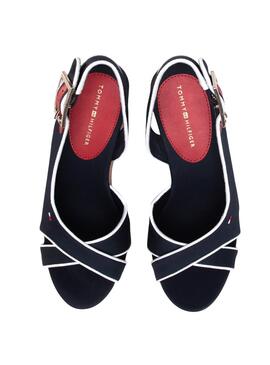 Sandalen Tommy Hilfiger Basic Wedge Blau 