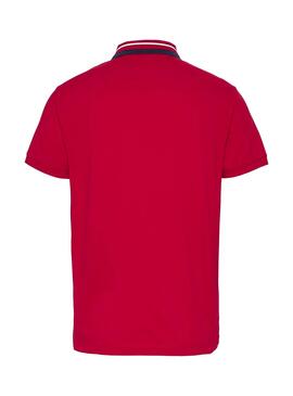 Polo Tommy Jeans Classic Rot für Herren
