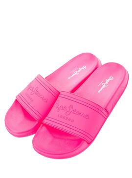 Flip Flops Pepe Jeans Slider Pink für Damen