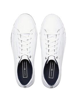 Sneaker Tommy Hilfiger Paillette Weiss für Damen