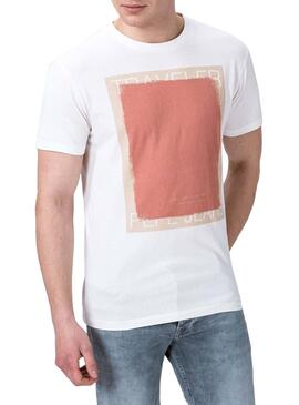 T-Shirt Pepe Jeans Philipe Weiss für Herren