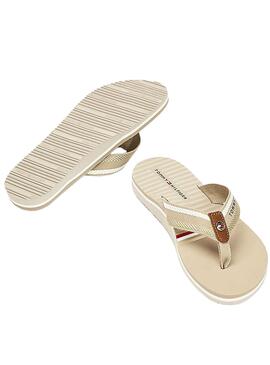 Flip flops Tommy Hilfiger Stripy Beige für Damen