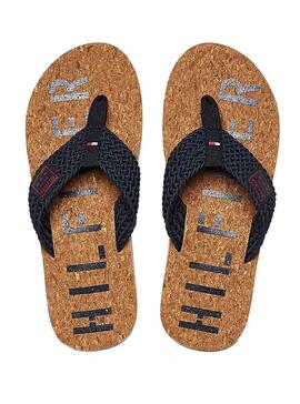 Flip flops Tommy Hilfiger Casual Cork Blau Herren