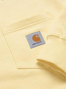 Sweatshirt Carhartt Pocket Gelb für Herren