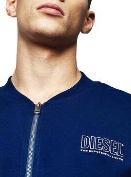 Sweatshirt Diesel Justin Blau für Herren