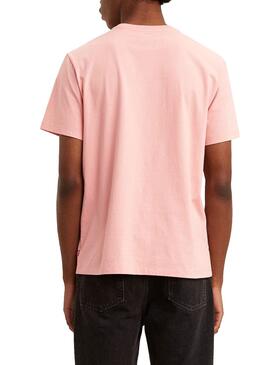 T-Shirt Levis Hausmarke Graphic Pinke für Herren