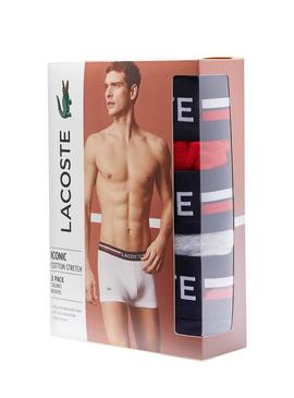 Unterhose Lacoste Boxer Tricolor für Herren