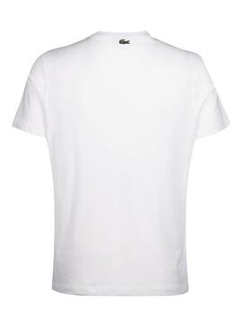 T-Shirt Lacoste Vintage Weiss für Herren