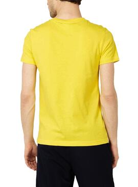 T-Shirt Lacoste Logo 3D Gelb Herren