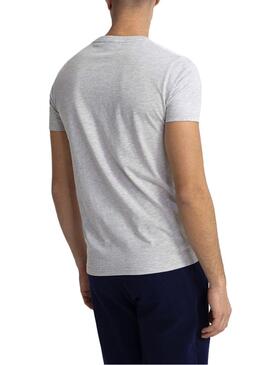T-Shirt Superdry Split Gris für Herren