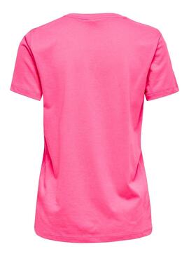 T-Shirt Only Lava Fucsia für Damen