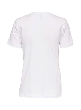 T-Shirt Only Liggy Weiss für Damen