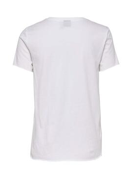 T-Shirt Only Penauts Weiss für Damen