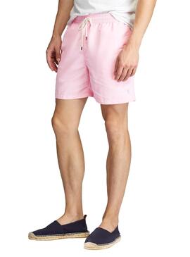 Badehose Polo Ralph Lauren Basic Rosa für Herren