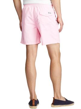 Badehose Polo Ralph Lauren Basic Rosa für Herren