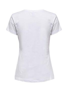 T-Shirt Only Nima Weiss für Damen