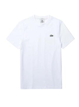 T-Shirt Lacoste Live Basic Weiss Damen und Herren