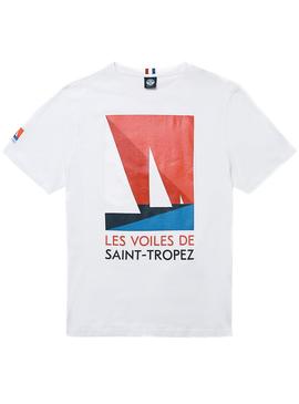 T-Shirt North Sails Saint Tropez Weiss Herren