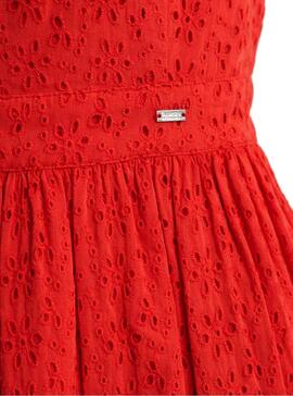 Kleid Superdry Blaire Rot für Damen