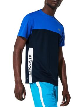 T-Shirt Lacoste Train Blau Marine Blau für Herren