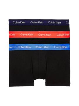 Pack 3 Unterhose Calvin Klein Rise Schwarz Herren