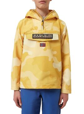 Jacke Napapijri Rainforest Camo Gelb