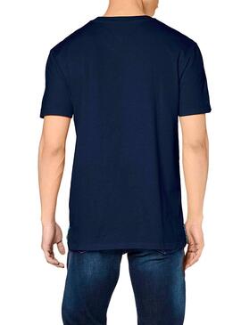T-Shirt Tommy Jeans Basic Blau für Herren