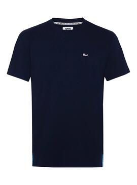 T-Shirt Tommy Jeans Basic Blau für Herren
