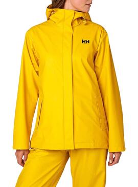 Wasserfeste Jacke Helly Hansen Moos Gelb für Damen