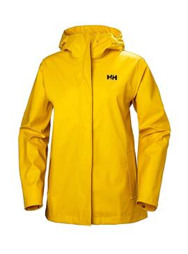 Wasserfeste Jacke Helly Hansen Moos Gelb für Damen