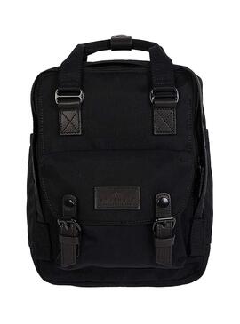 Rucksack Doughnut Macaroon Mini Black Serie Schwarz