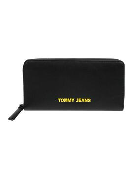 Geldbörse Tommy Jeans New Modern Schwarz für Damen