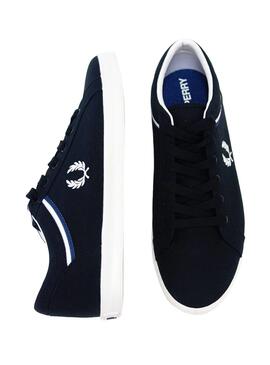 Sneaker Fred Perry Baseline Canvas Blau Herren