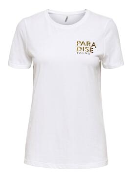 T-Shirt Only Kia Weiss für Damen