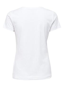 T-Shirt Only Lena Wild Weiss für Damen
