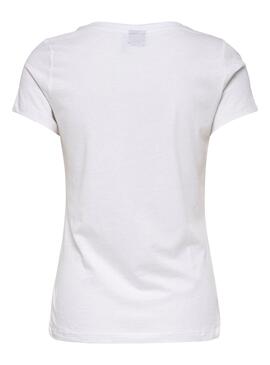 T-Shirt Only Snoopy Weiss für Damen