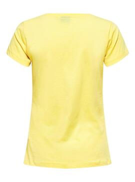 T-Shirt Only Snoopy Gelb für Damen
