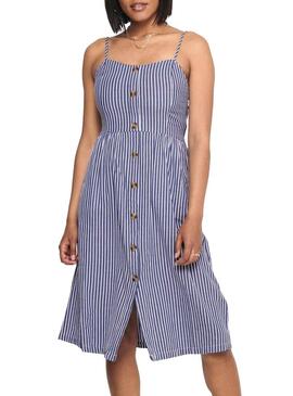 Kleid Only Luna Blau für Damen