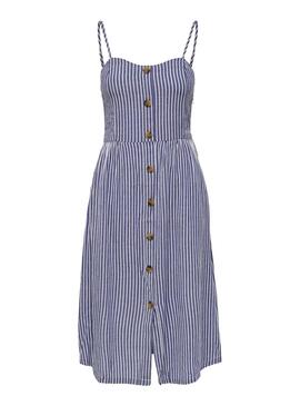 Kleid Only Luna Blau für Damen