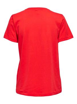 T-Shirt Only Kia Rot für Damen