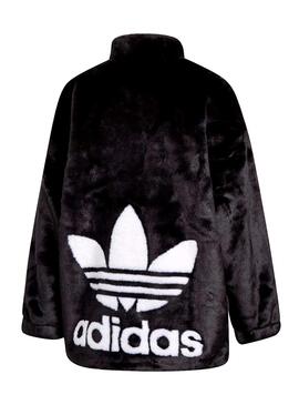 Jacke Adidas Pelo Schwarz für Damen