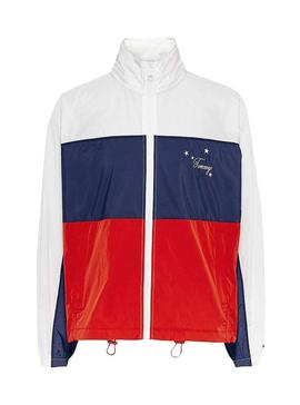 Parka Tommy Jeans Colorblock für Damen