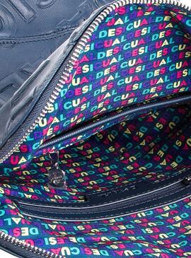 Desigual Rucksack Colorama Nanimo Marine Blau Frau