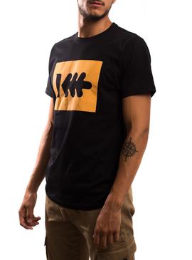 T-Shirt Klout Logo Schwarz für Herren