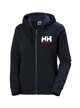 Sweatshirt Helly Hansen Logo Full Marine Blau Damen