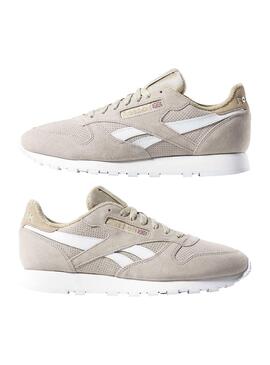 Sneaker Reebok Classic Leather MU Beige Herren