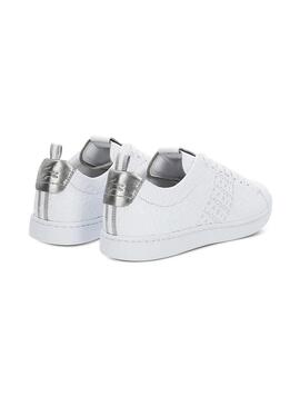 Schuh Lacoste Carnaby Evo Silver Woman