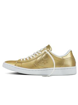 Sneaker Converse Pro Leder Gold