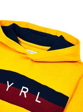 Sweatshirt Mayoral Kapuze Gelb für Junge
