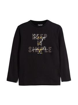 T-Shirt Mayoral Keep It Simple Schwarz für Junge